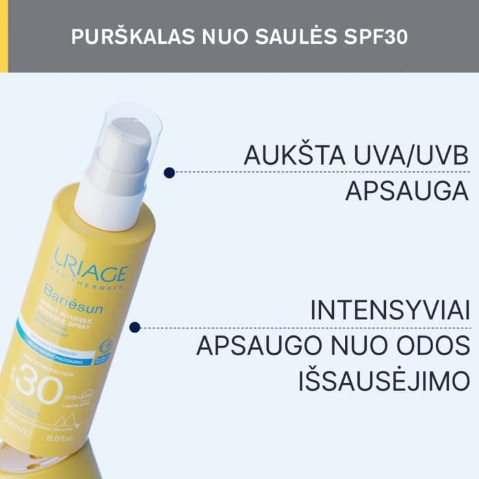 URIAGE purškalas nuo saulės BARIESUN, SPF 30, 200 ml-2