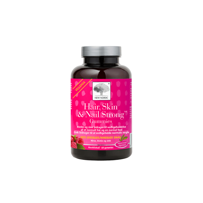 NEW NORDIC, Hair, Skin & Nail Strong™ Gummies, 60 guminukų