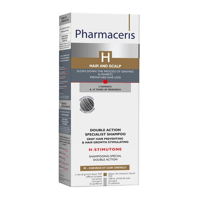 PHARMACERIS H, STIMUTONE šampūnas žilstantiems plaukams, 250 ml-1