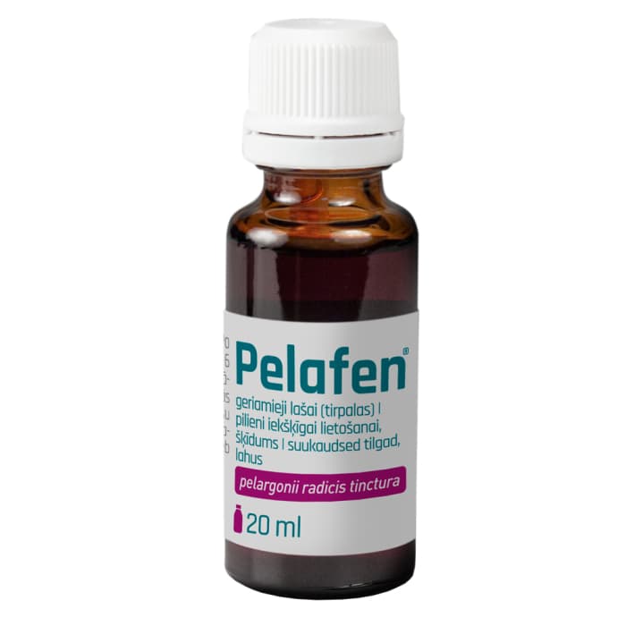 Pelafen 8 g/10g, geriamieji lašai, tirpalas, N1-1