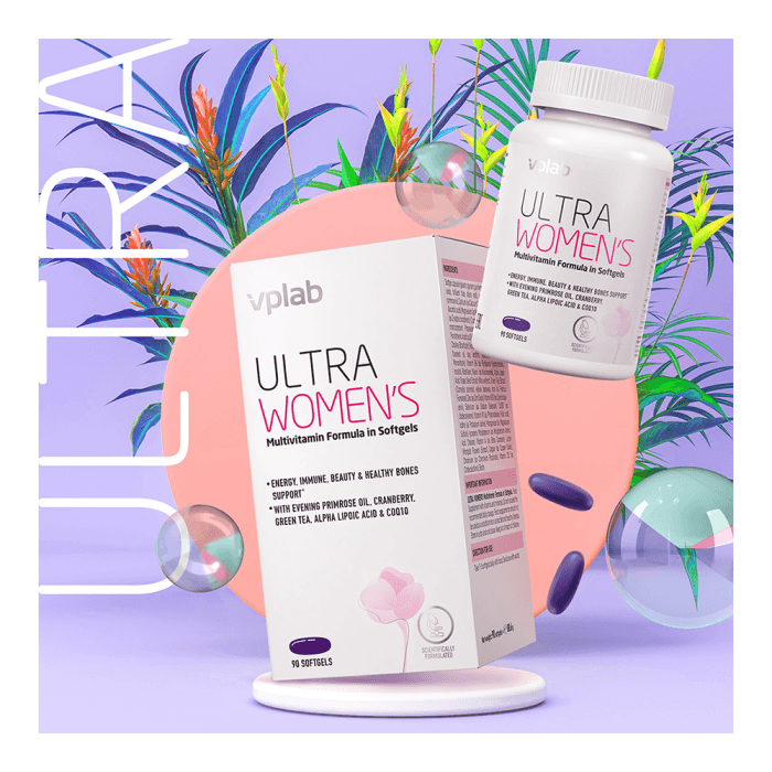 VPlab Ultra Women's Multivitamin Formula, 90 kapsulių-1