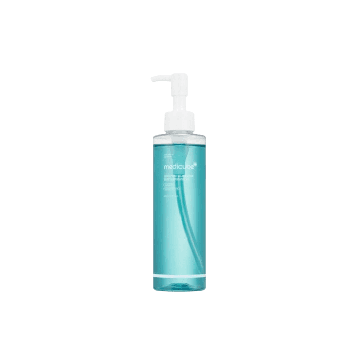 MEDICUBE valomasis veido aliejus ZERO PORE BLACKHEAD DEEP CLEANSING OIL, 205 ml