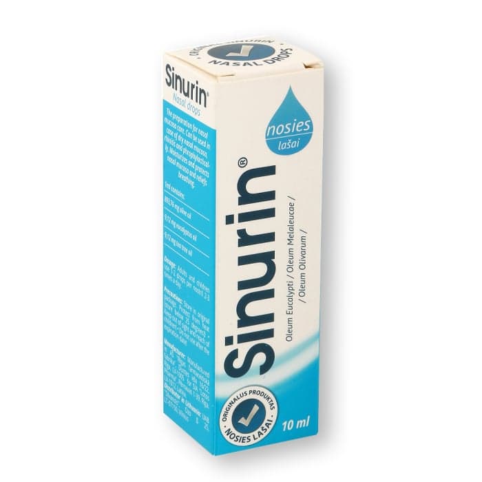 SINURIN nosies lašai, 10 ml-1