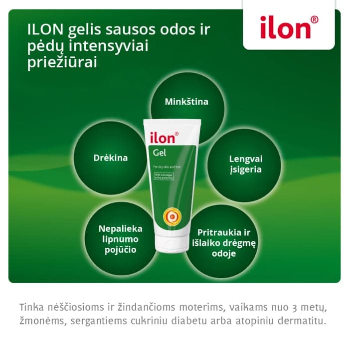 ILON gelis itin sausai, atopinei odai, 100 ml-1
