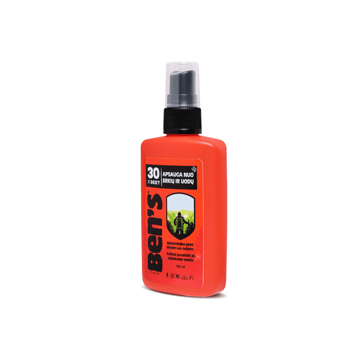 BEN'S 30 tirpalas vabzdžiams atbaidyti, nuo 3 m., 100 ml-1