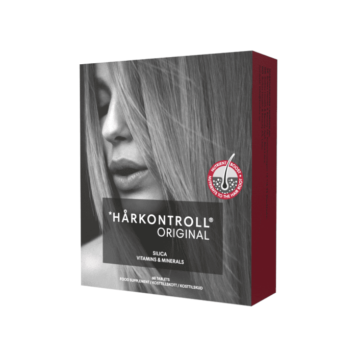 HÅRKONTROLL maisto papildai plaukams ORIGINAL, 60 dengtų tablečių