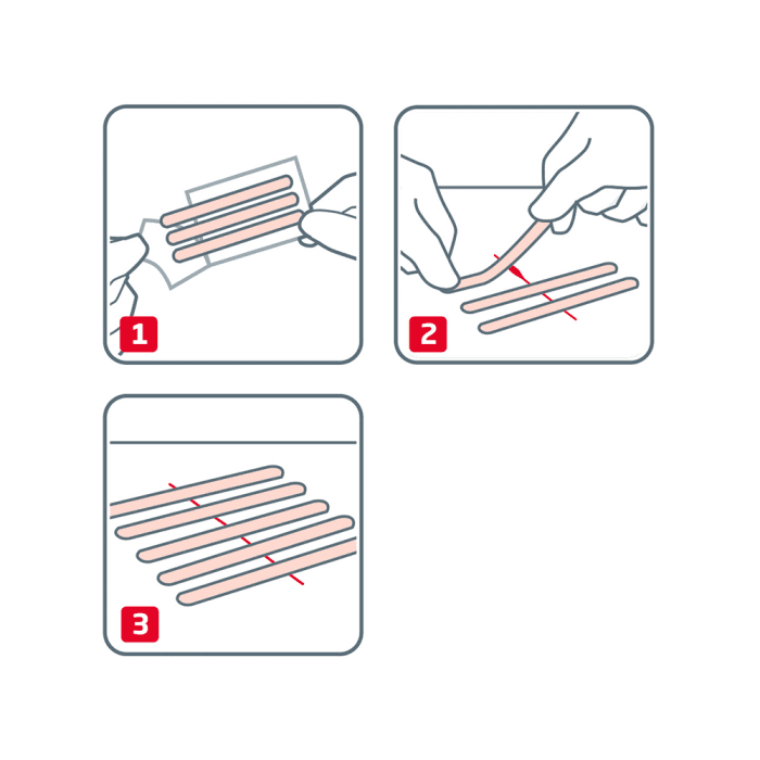 LEUKOPLAST® Strip žaizdų uždarymo juostelės, 9 vnt.-2