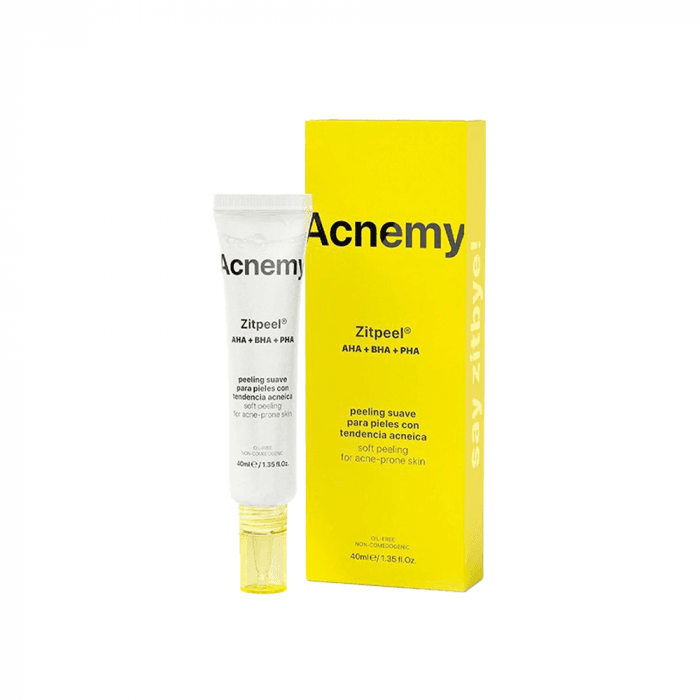 ACNEMY švelnus pylingas į aknę linkusiai odai ZITPEEL, 40 ml