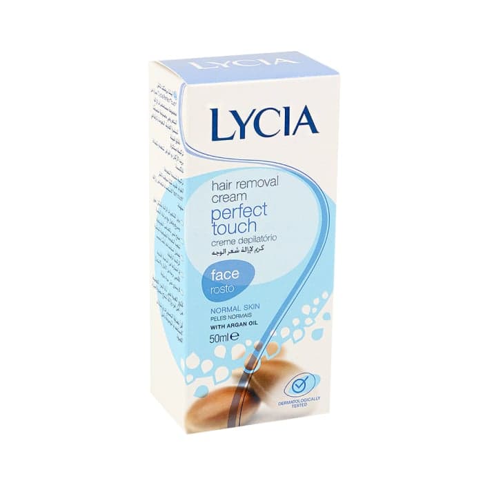 LYCIA plaukelių šalinimo kremas veidui, normaliai odai, 50 ml-1