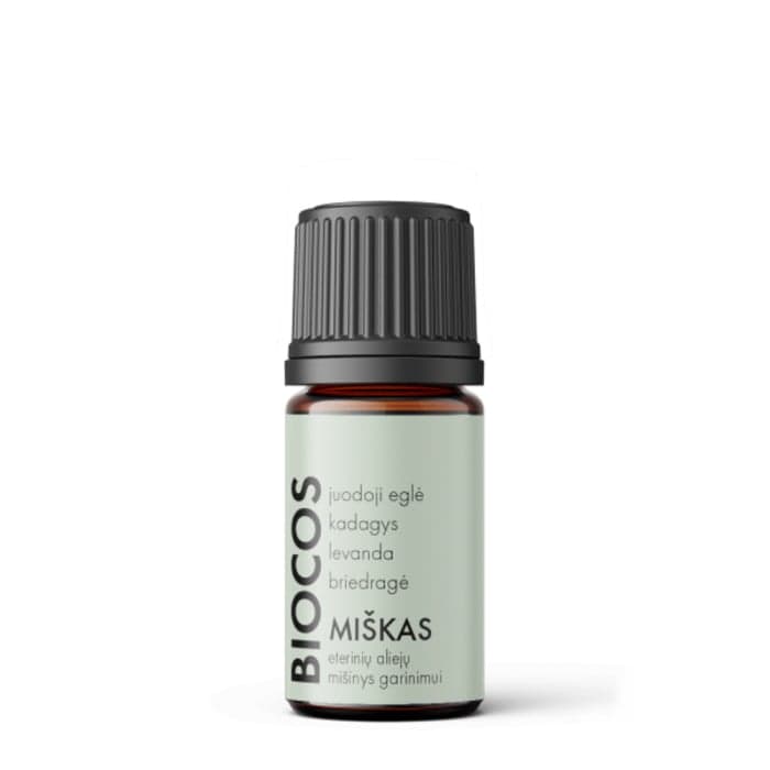 BIOCOS eterinių aliejų mišinys garinimui  MIŠKAS, 5 ml