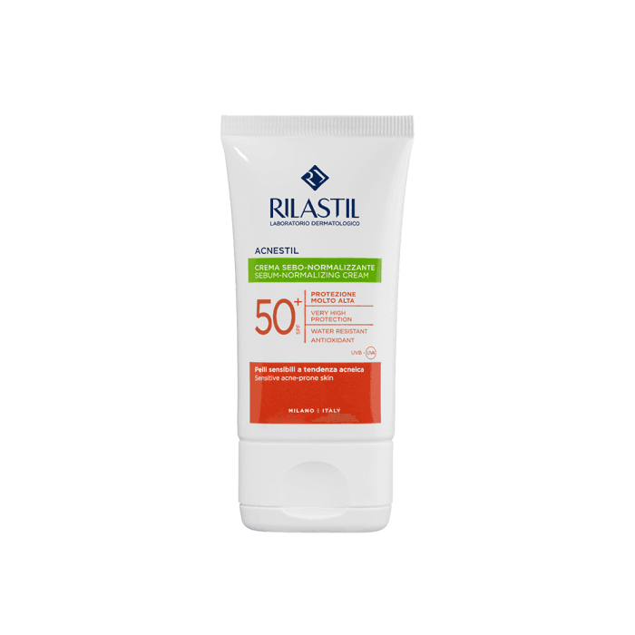 RILASTIL, ACNESTIL sebumą norm. kremas, SPF50+, 40 ml