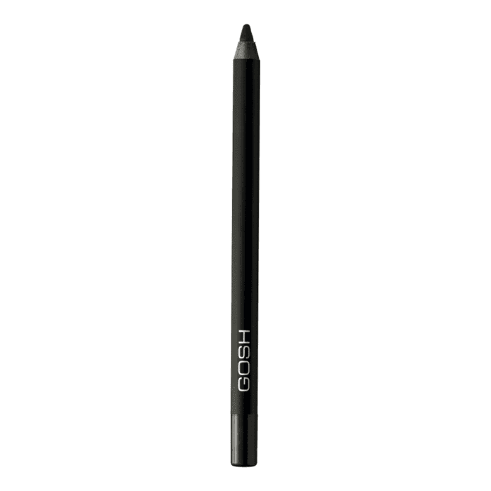 GOSH vandeniui atsparus akių kontūro pieštukas VELVET TOUCH, 022 CARBON BLACK, 1.2 g