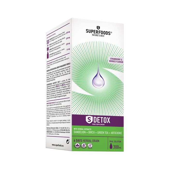 SUPERFOODS SDETOX, 300 ml