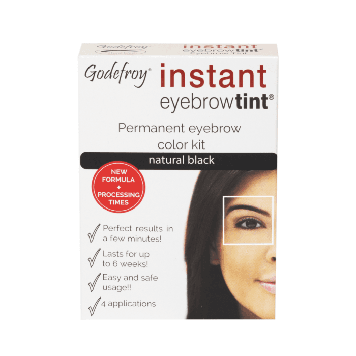 GODEFROY antakių dažymo rinkinys NATURAL BLACK, juoda spalva, 1 vnt.-1