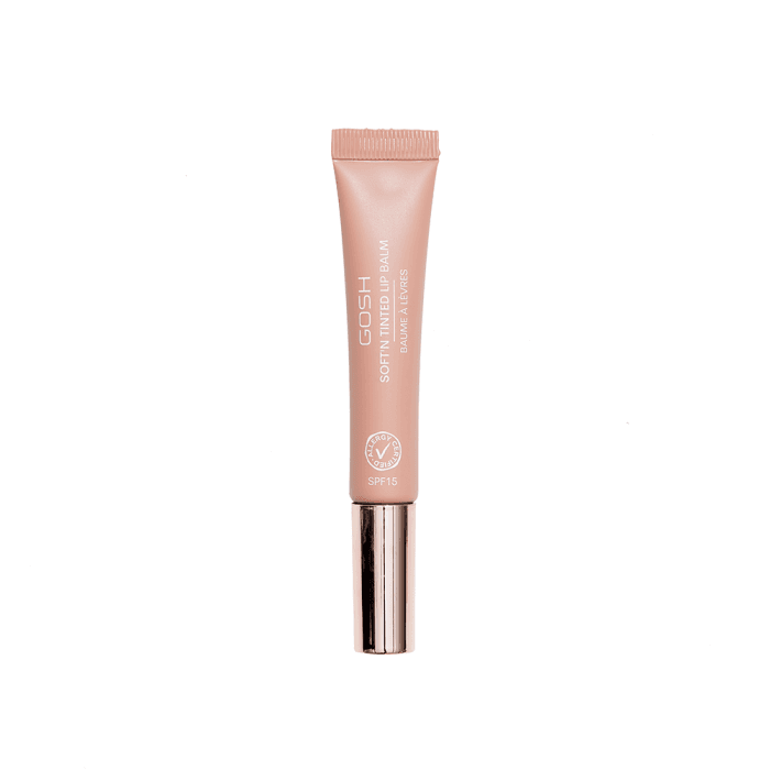 GOSH lūpų balzamas SOFT'N TINTED, SPF 15, 002 Nougat, 8 ml