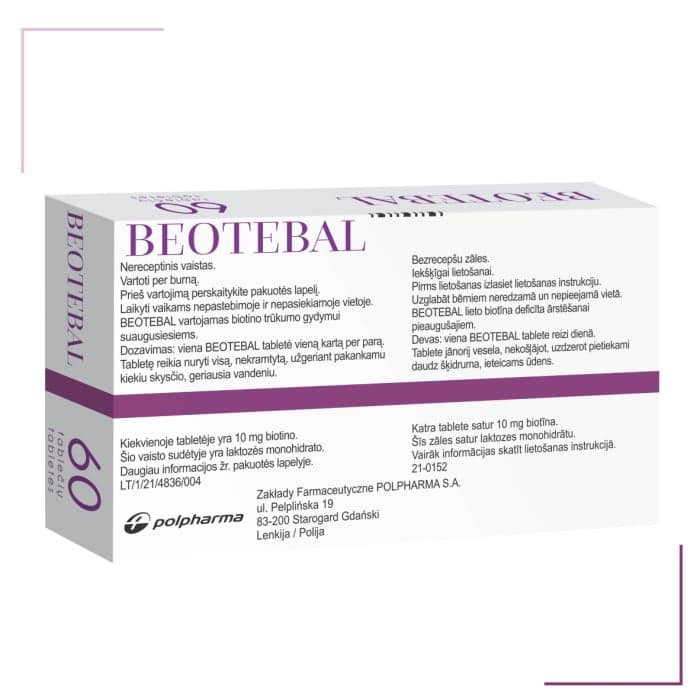 BEOTEBAL, 10 mg, Tabletės, N60-1