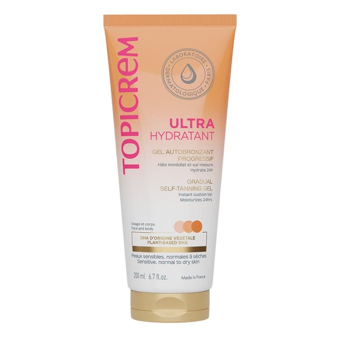 TOPICREM, savaiminio įdegio želė, UM TAN, 200 ml