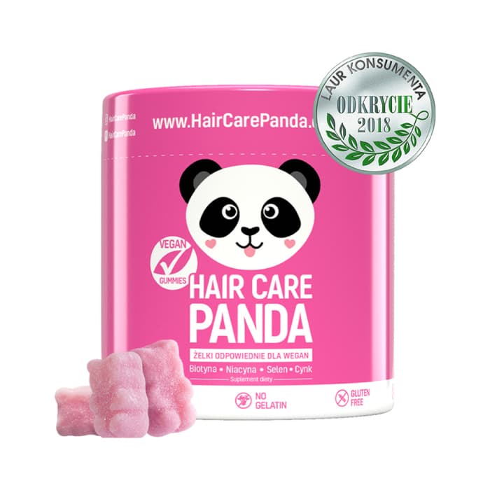 HAIR CARE PANDA guminukai plaukų priežiūrai, 300 g