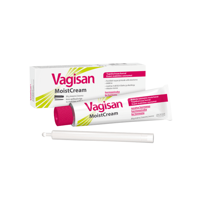 VAGISAN drėkinamasis makšties kremas, 50 g