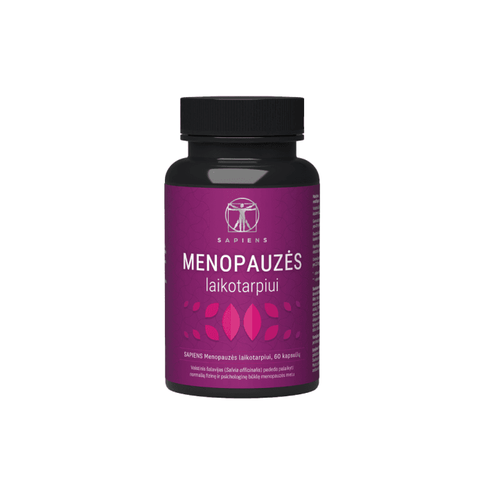 SAPIENS menopauzės laikotarpiui, 60 kapsulių
