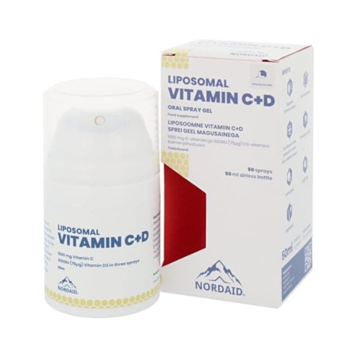 NORDAID VITAMINAS C + D liposomose, 50 ml-1