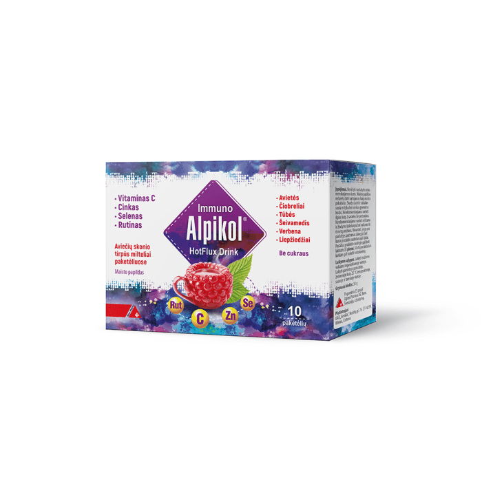 ALPIKOL HotFlux Drink milteliai, 10 pakelių-1