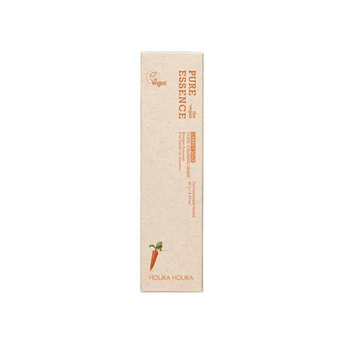 HOLIKA HOLIKA raminančioji veido kaukė, Pure Essence The Vegan Carrot Jelly Cool, 80 g-1