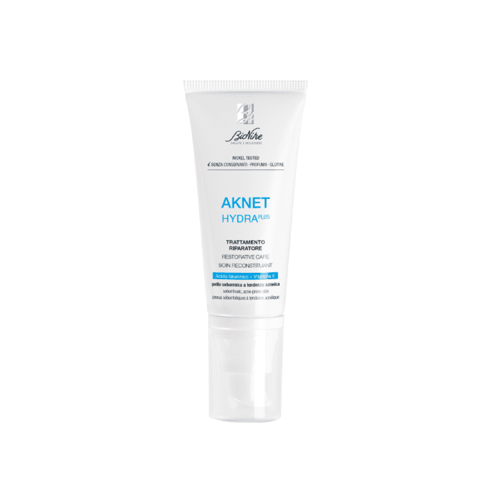 BIONIKE drėkinamasis gelinis kremas riebiai odai AKNET HYDRA PLUS, 40 ml