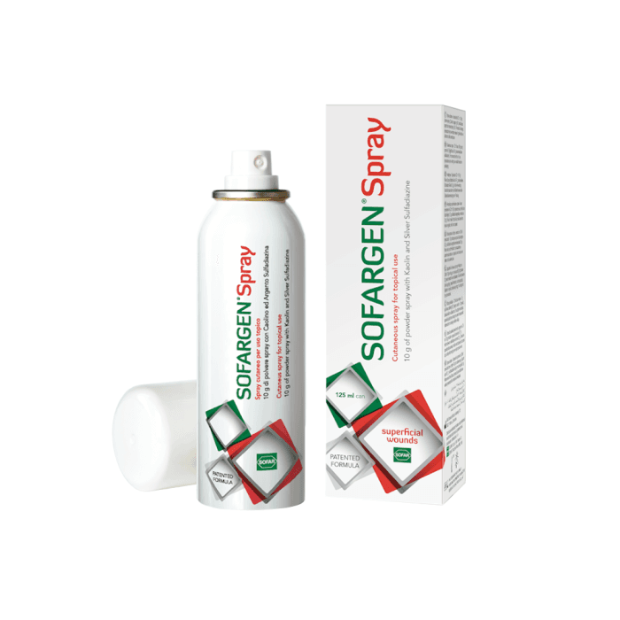 SOFARGEN SPRAY purškalas žaizdoms ir nudegimams, 125 ml