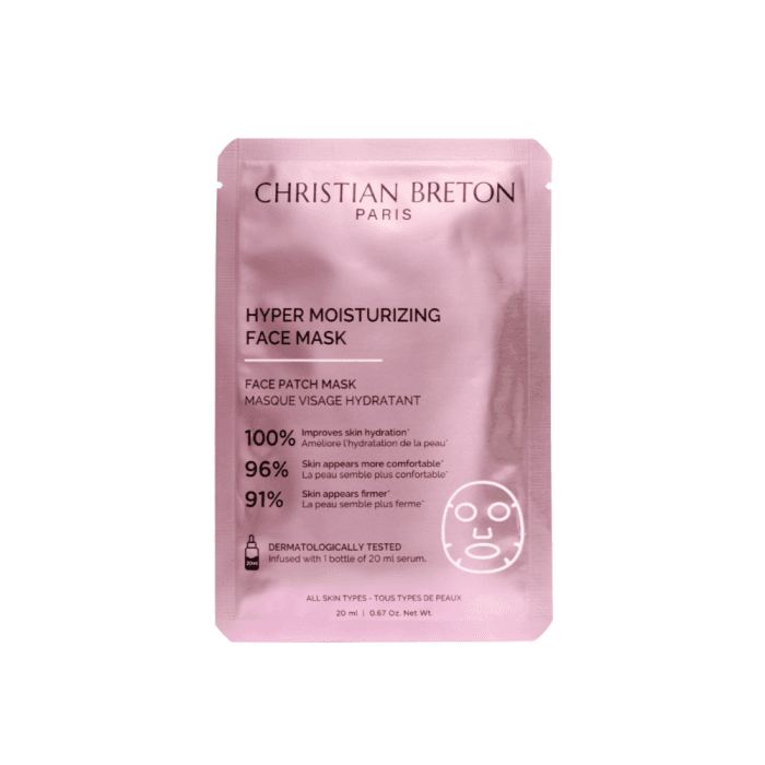 CHRISTIAN BRETON, drėkinančios veido kaukės, 3 vnt.