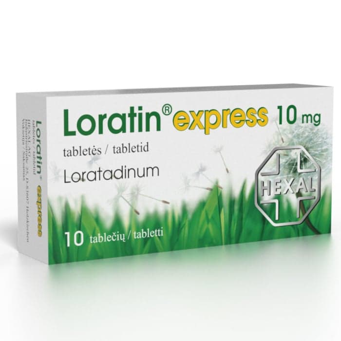 Loratin express, 10mg, Tabletės, N10