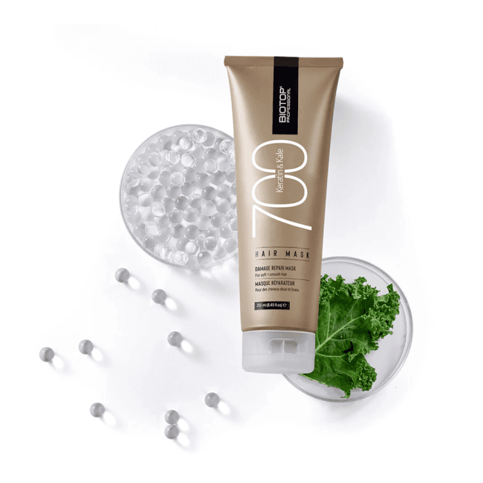 BIOTOP plaukų kaukė PROFESSIONAL 700 KERATIN + KALE, 250 ml-1