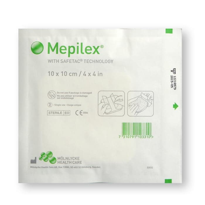 MEPILEX tvarsčiai, 10x10 cm, 5 vnt.-1
