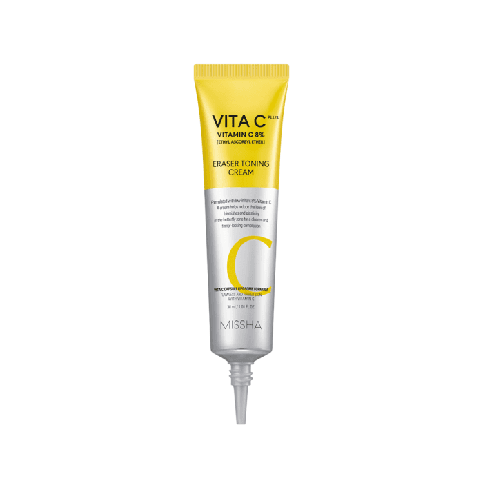 MISSHA skaistinantis veido kremas, Vita C Plus Eraser Toning Cream, 30 ml