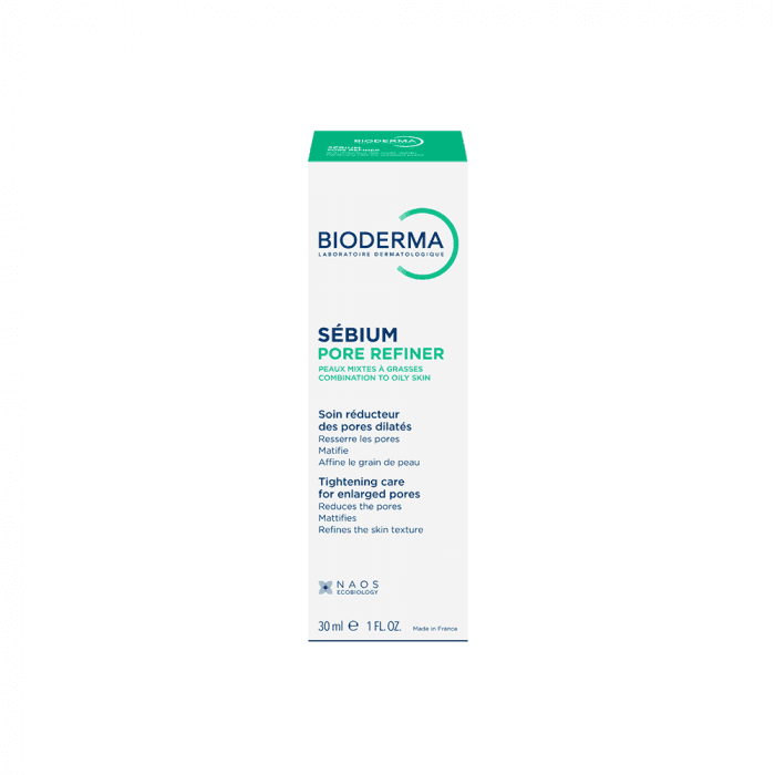 BIODERMA poras sutraukiantis koreguojamasis kremas riebiai ir mišriai odai SÉBIUM PORE REFINER, 30 ml-2