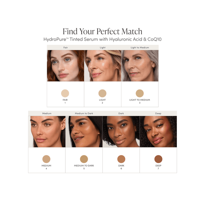 JANE IREDALE serumas su atspalviu HYDROPURE, Light 2, 30 ml-2