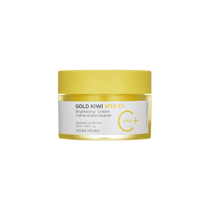 HOLIKA HOLIKA veido kremas GOLD KIWI VITA C+ BRIGHTENING CREAM, 50 ml