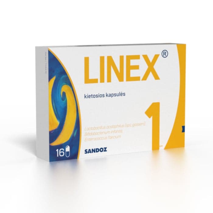 LINEX, kietosios kapsulės, N16