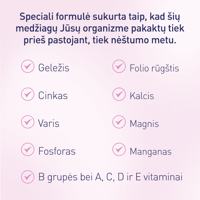 ELEVIT PRONATAL, plėvele dengtos tabletės, N30-2