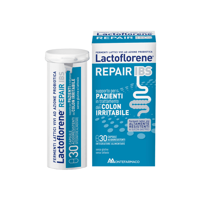 Lactoflorene® Repair IBS – probiotinis kompleksas žarnyno veiklai, 30 kapsulių-1