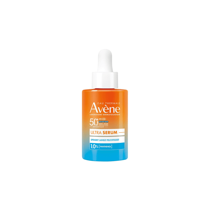 EAU THERMALE AVÈNE drėkinamasis serumas su apsauga nuo saulės SPF 50, 30 ml