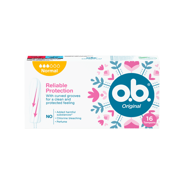 O.B. Original tamponai NORMAL, 16 vnt.