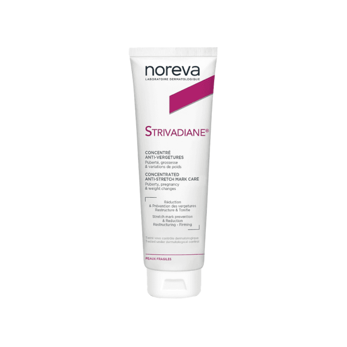NOREVA didelės koncentracijos priemonė odai su strijomis STRIVADIANE, 125 ml