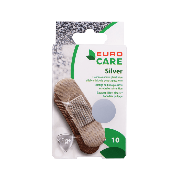 EUROCARE pleistrų rinkinys SILVER, 10 vnt.-1