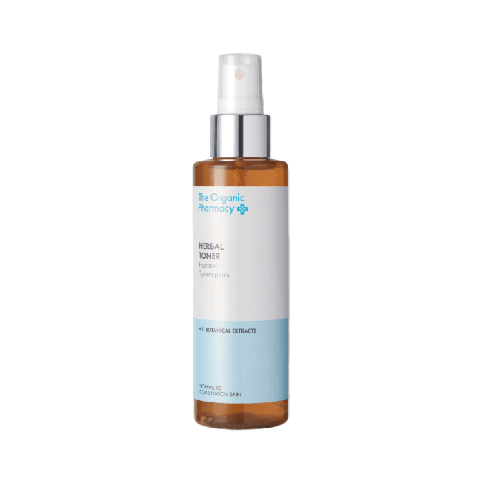 THE ORGANIC PHARMACY žolelių purškiamas veido tonikas HERBAL TONER, 150 ml