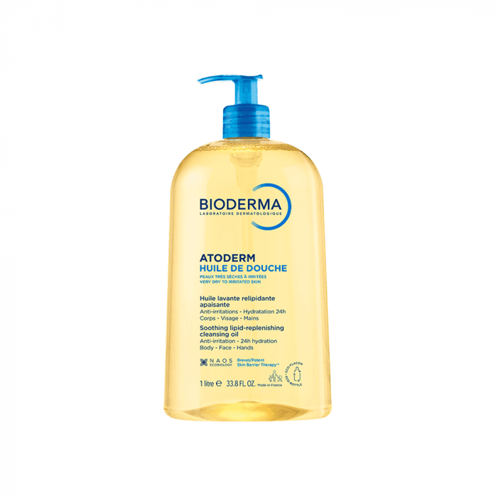 BIODERMA aliejinis prausiklis ATODERM HUILE DE DOUCHE, 1000 ml