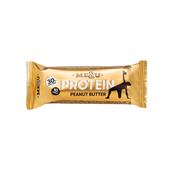 ME2U proteino batonėlis PROTEIN, žemės riešutų kremo skonio, 60 g