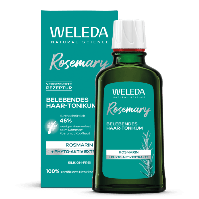 WELEDA  stiprinamasis plaukų tonikas su rozmarinais, 100 ml-2