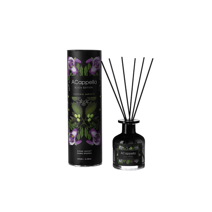 ACAPPELLA namų kvapas BLACK EDITION CASHMERE COMFORTS, 100 ml