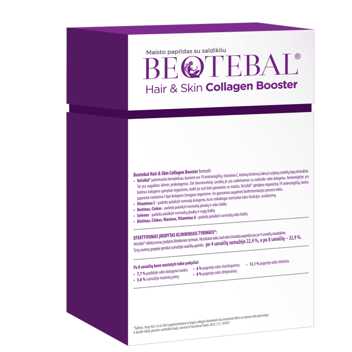BEOTEBAL Hair & Skin Collagen Booster, 30 paketėlių-1